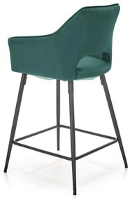 H107 bar stool, color: dark green DIOMMI V-CH-H/107-C.ZIELONY