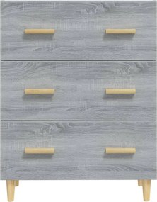 vidaXL Ντουλάπι Γκρι Sonoma 70 x 34 x 90 εκ. από Επεξεργασμένο Ξύλο