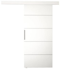 Συρόμενες πόρτες Atlanta 182, 33 kg, Άσπρο, Πλαστικοποιημένη μοριοσανίδα, Αλουμίνιο | Epipla1.gr