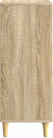 vidaXL Πλαϊνό γραφείο Sonoma Δρυς 33 x 34,5 x 90 εκ Επεξεργασμένο Ξύλο