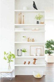 Stewehome Σετ 6 τεμαχίων επιτοίχιων ραφιών Λευκό 60x15x15 cm