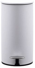 Κάδος Απορριμμάτων Soft Close 02-14575 13,8x28,4x30,5cm White Estia 5lt Metal