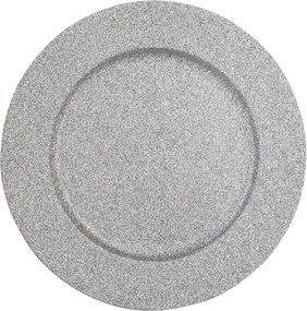 ΠΙΑΤΈΛΕΣ GLITTER  PRES ROUND PLATE SILV 147108AR