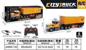 Τηλεκατευθυνόμενο όχημα φορτηγό - 2.4G - JM666-130 - 917537