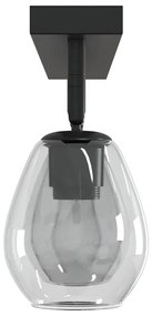 vidaXL Σποτ οροφής Μαύρο 70 x 13 x 26 εκ. Γυαλί και μέταλλο