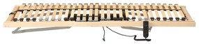 vidaXL Βάση κρεβατιού με λάμες Καφέ 70 x 190 cm Στερεό Ξύλο Μηλιάς