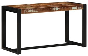 Πάγκος vidaXL Πολύχρωμος 80x35x45 cm Στερεό ξύλο αναγεννημένο