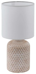 Επιτραπέζιο Φωτιστικό - Πορτατίφ 97773 Cream - White Bellariva Eglo Fabric