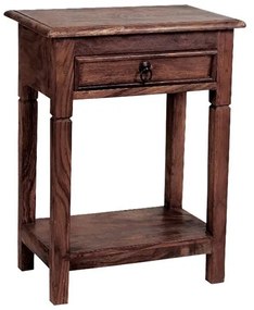 DORP Κομοδίνο Ξύλο Sheesham Καρυδί