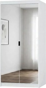 Ντουλάπα Ester 2D δίφυλλη-Leuko