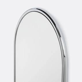 Οβάλ καθρέφτης από χρωμιωμένο σίδερο, Eloka