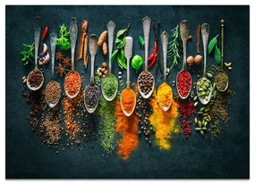 Πίνακας σε καμβά "Spices" Megapap ψηφιακής εκτύπωσης 70x50x3εκ.-GP052-0099