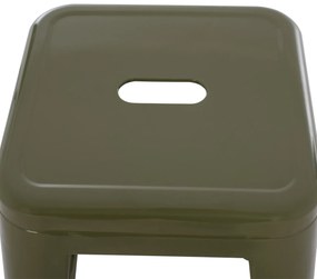 ΣΚΑΜΠΟ ΜΠΑΡ ΜΕΤΑΛΛΙΚΟ MELITA-PRO HM8642.43 ΣΕ DARK OLIVE 43x43x78Υεκ. (1 Τεμμάχια)