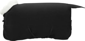 vidaXL Σαμάρι Ίππου Μαύρο 145 cm Πολικές φλις