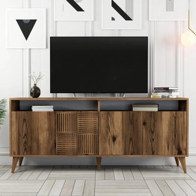 Μπουφές C9431.04 Μελαμίνης Καρυδί 180x35x78.6Υεκ. 180x35x78.6 εκ.