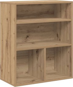 vidaXL Βιβλιοθήκη Artisan Δρυς 60x30x71,5 εκ. Επεξεργασμένο Ξύλο