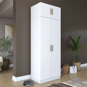 Ντουλάπα Λευκό BRISUTE 90x57.5x255