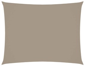 vidaXL Πανί Σκίασης Ορθογώνιο Taupe 2,5 x 4 μ. από Ύφασμα Oxford