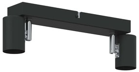 vidaXL Σποτ οροφής Μαύρο 26 x 6.5 x 11.5 εκ Ατσάλι