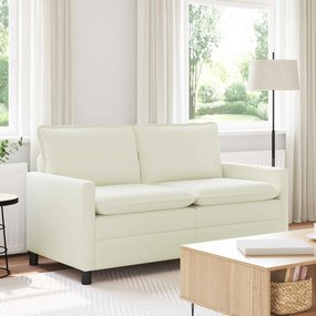 vidaXL Καναπές Κρεμ 156 x 81 x 87,5 εκ Ύφασμα