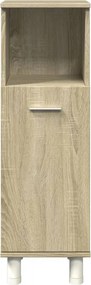 vidaXL Ντουλάπι Μπάνιου Sonoma Δρυς 30,5x30x95 εκ. Επεξεργασμένο Ξύλο