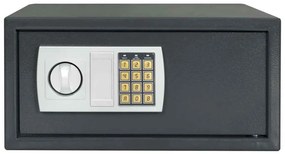 vidaXL Ψηφιακό Ασφαλές Σκούρο γκρι 42 x 37 x 20 εκ. Ατσάλι