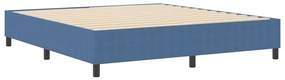 vidaXL Κρεβάτι με ελατήρια Μπλε 180 x 200 cm Βελούδο
