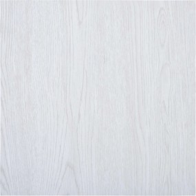 vidaXL Πλάκες Δαπέδου 55 pcs Λευκός 5,11 τ.μ. PVC