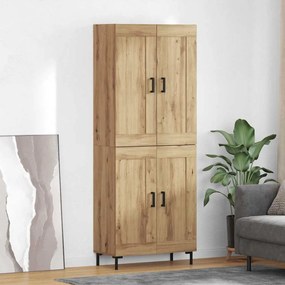 vidaXL Highboard 2 pcs Artisan Oak Επεξεργασμένο ξύλο