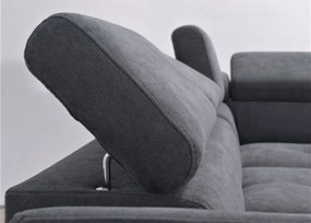 Γωνιακός καναπές Gelito Max LTHR-Mauro-Δεξιά