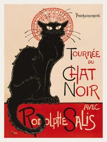 Εκτύπωση έργου τέχνης Tournée Du Chat Noir (The Black Cat) - Théophile Steinlen, (30 x 40 cm)