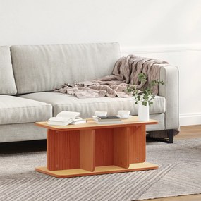 vidaXL Τραπεζάκι σαλονιού Καφέ κεριού 80 x 39.5 x 33.5 εκ