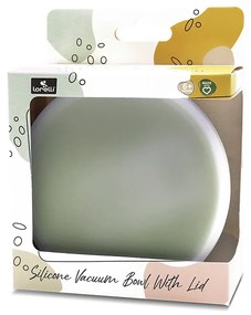 Μπωλ Σιλικόνης Με Καπάκι Κι Αντιολισθητική Βάση Green 10230640004 Lorelli