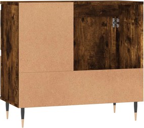 vidaXL Ντουλάπι Μπάνιου Καπνιστή Δρυς 65x33x60 εκ. Επεξεργασμένο Ξύλο