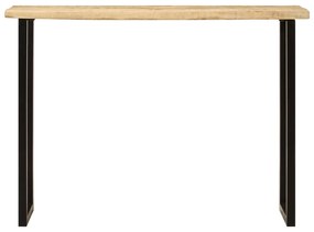 vidaXL Τραπέζι Κονσόλα με Live Edge 105x33x76 εκ. Μασίφ Ξύλο Μάνγκο
