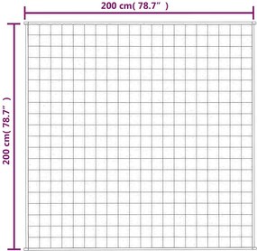 vidaXL Κουβέρτα Βαρύτητας Μπλε 200 x 200 εκ. 13 κ. Υφασμάτινη
