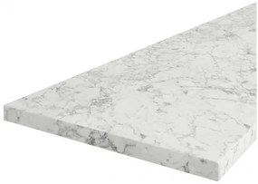 Πάγκος κουζίνας Tulsa plus-Leuko Marmaro-Μήκος: 350 εκ.