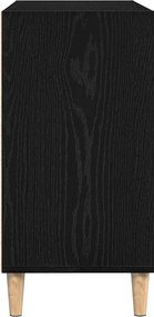vidaXL Πλαϊνό γραφείο Μαύρη Οξυά 103,5 x 35 x 70 εκ.
