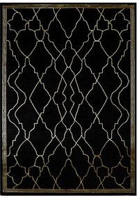 Χαλί Craft 36939-975 Black-Gold Merinos 160X230cm