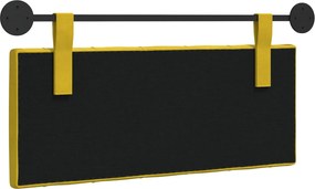 vidaXL Κρεμαστό Κεφαλάρι Κίτρινο Βελούδο