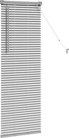 vidaXL Βενετσιάνικες Ρόδες Ασημί 130 x 40 εκ Αλουμίνιο