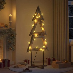 vidaXL Χριστουγεννιάτικο Δέντρο με βάση Καφέ 180 cm Μασίφ ξύλο teak