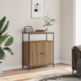 vidaXL Ντουλάπι Αρτισιανή Δρυς 70 x 30 x 80 εκ. από Επεξεργ. Ξύλο