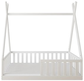 Κρεβάτι  Montessori Tipi με κάγκελα White  70x140cm  BC50044  BabyCute (Δώρο το Στρώμα)