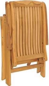 vidaXL Σαλόνι Κήπου Σετ 3 Τεμαχίων από Μασίφ Ξύλο Teak
