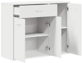 vidaXL Μπουφές Λευκός 88 x 30 x 70 εκ. από Επεξ. Ξύλο