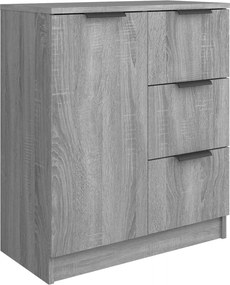 vidaXL Ντουλάπι Γκρι Sonoma 60 x 30 x 70 εκ. από Επεξεργασμένο Ξύλο