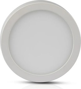V-TAC LED panel επιφανειακό 12W 4000K Φυσικό λευκό Στρογγυλό