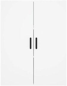 vidaXL Ντουλάπι Λευκό 69,5x34x180 εκ. από Επεξεργασμένο Ξύλο