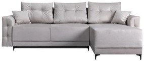 Γωνιακός Καναπές - κρεβάτι SMAK Μπέζ 266x175x83εκ 266x175x83 εκ.